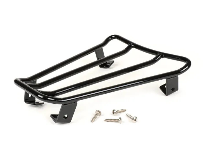 Levný Nosič zavazadel Moto Nostra černý lesklý pro Vespa GTS 125-300, GTV, GTL, GT